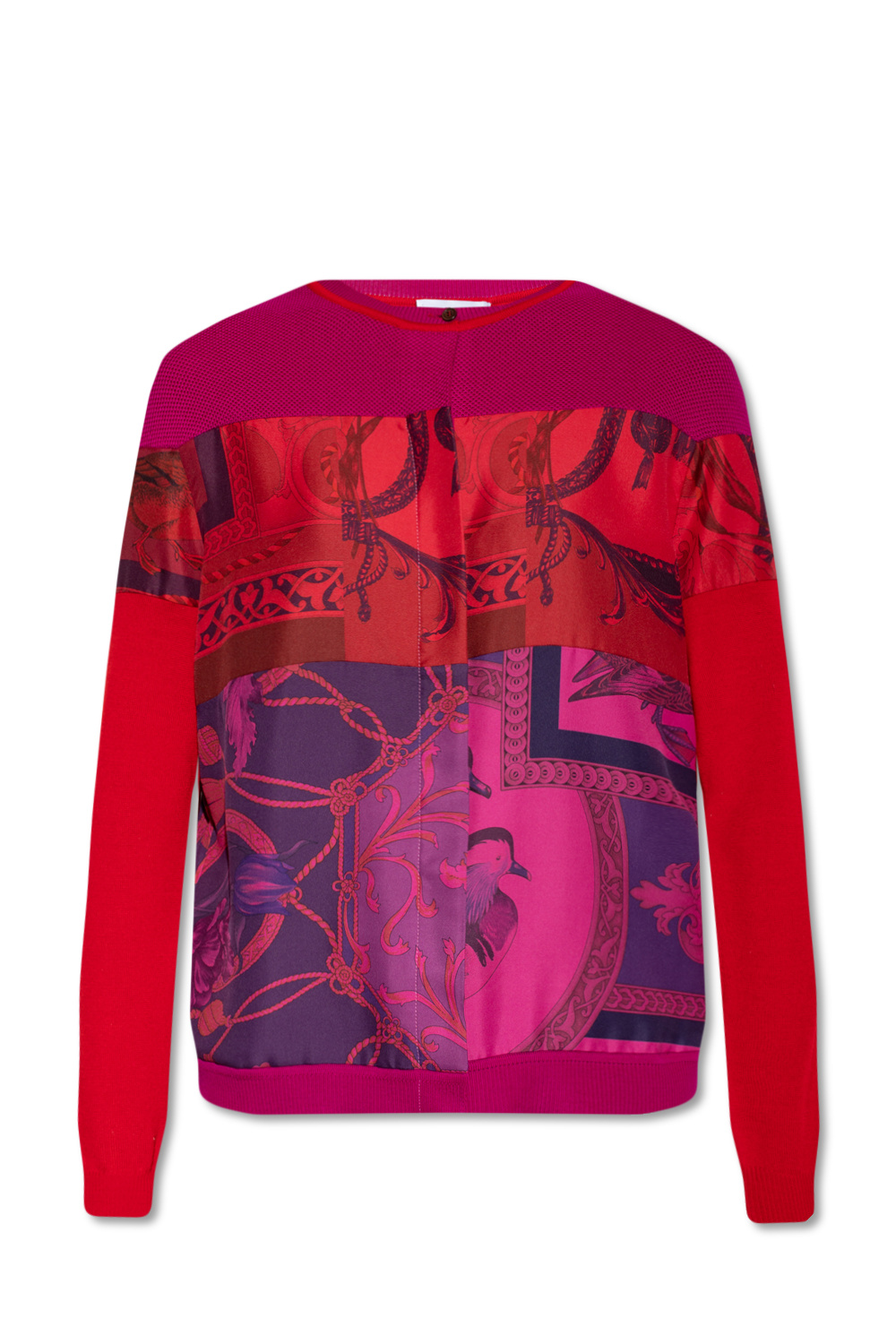 トップス Salvatore Ferragamo shortsleeve cardigan SchaferandweinerShops Germany - Printed cardigan Salvatore